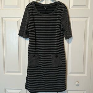 New K Studio Ladies Striped Dress, sz 16